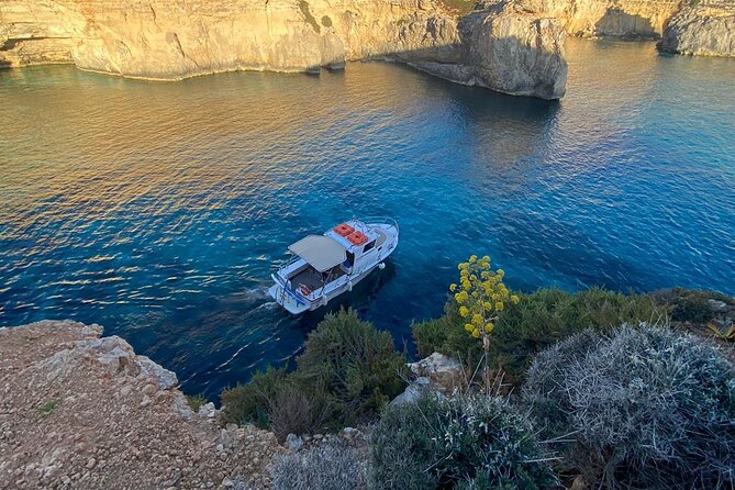 Malta: Private Boat Trip & Cruises Comino, Blue Lagoon, Gozo - Santa Maria Caves and St. Mary’s Tower