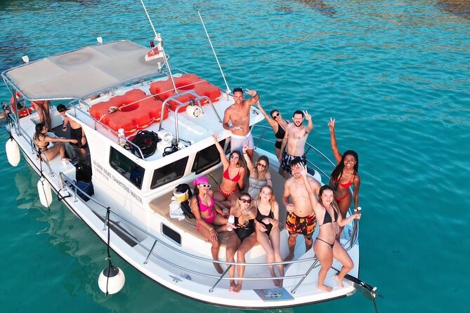 Malta: Private Boat Trip & Cruises Comino, Blue Lagoon, Gozo - Blue Lagoon: famous water, busy setting