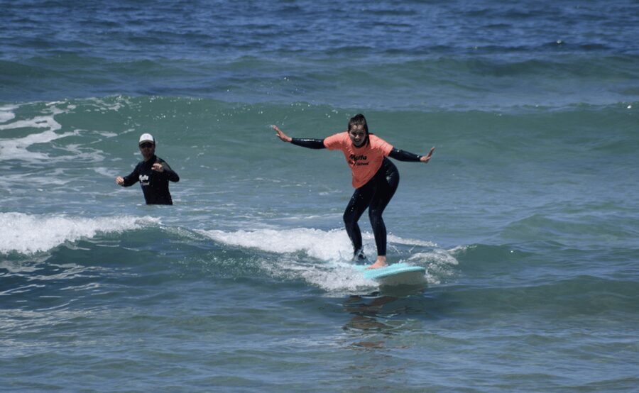 Malta Surf School, Beginner Surf Lessons - First lesson on the sand