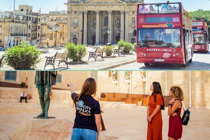 Malta: Walking Tour + Hop-on Hop-off Bus Tour + Boat Tour - Museums, palaces, and the people behind Valletta