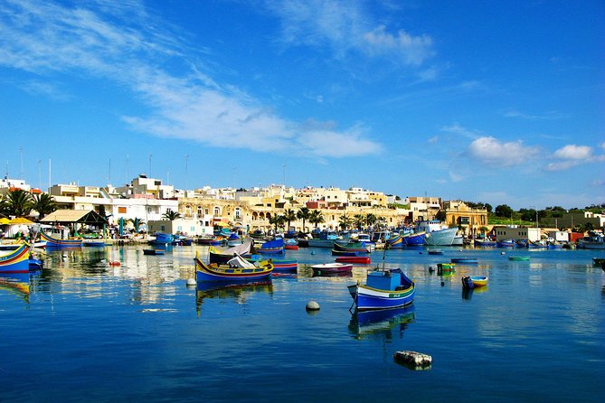 Marsaxlokk Market and Blue Grotto guided tour - Marsaxlokk Harbour and its fishing boats