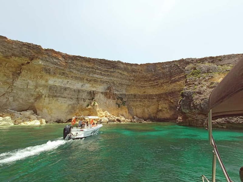 Mellieha: 1:00pm Speedboat round Comino Caves 2h Blue Lagoon - Two hours at the Blue Lagoon