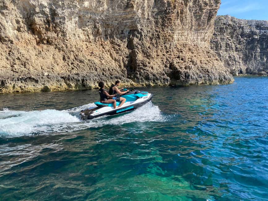 Mellieha: Comino and Blue Lagoon Jet Ski Safari Tour at 3 PM - Leaving Marfa Bay for Comino