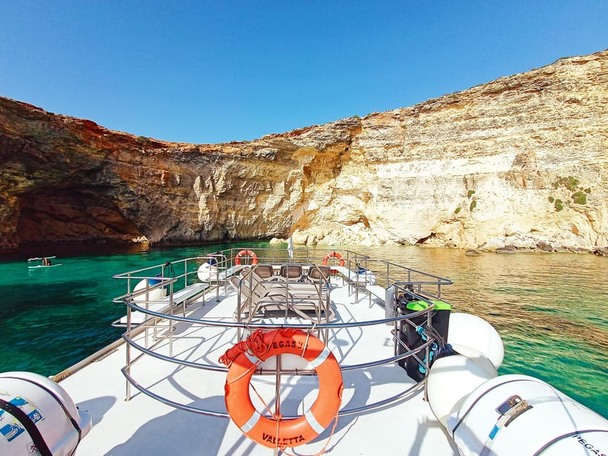 Mellieha: Comino, Crystal & Blue Lagoon 2 Bay Evening Cruise - Blue Lagoon: two hours for swimming and Comino time