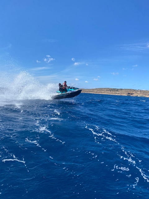 Mellieha: Jet Ski Rental with Safety Boat - Riding the Sea-Doo GTX models