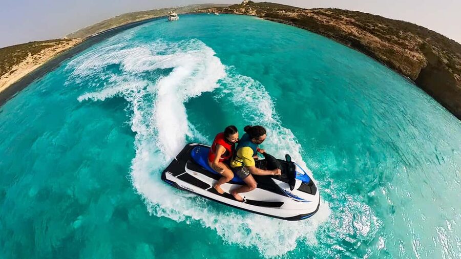 Mellieha: Jet Ski Rental - Putting the 2024 jet ski through its paces