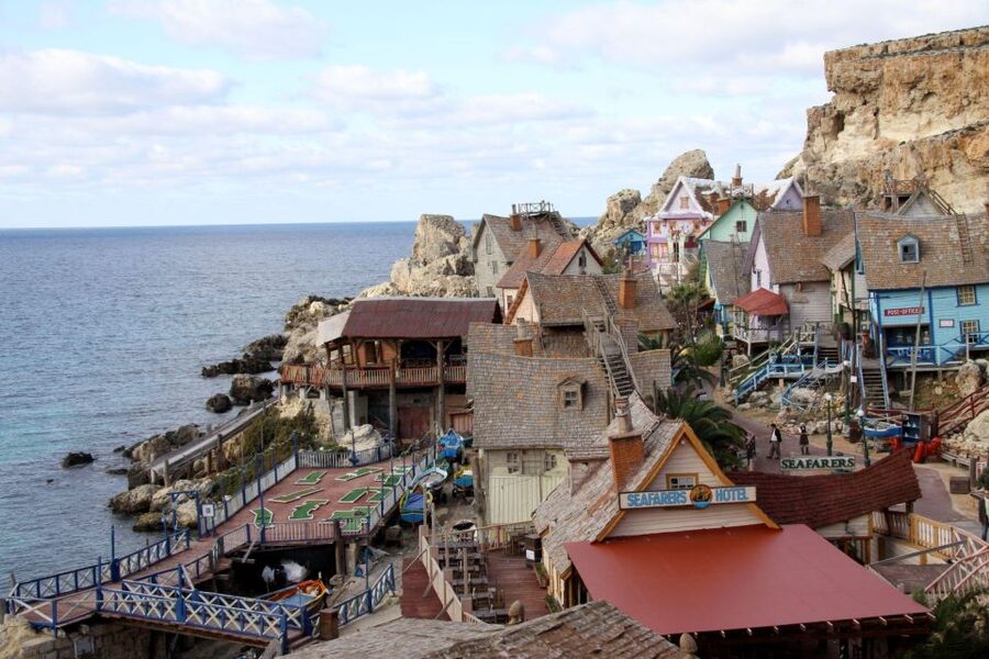 Mellieha: Popeye Village Entry Ticket - Popeye, Olive Oyl, and Live Shows