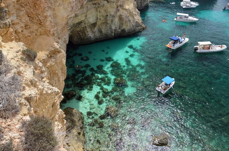 Mellieha: Round Comino, Blue Lagoon & Gozo Cruise with Water - Blue Lagoon: Ninety Minutes in Comino’s Most Famous Water