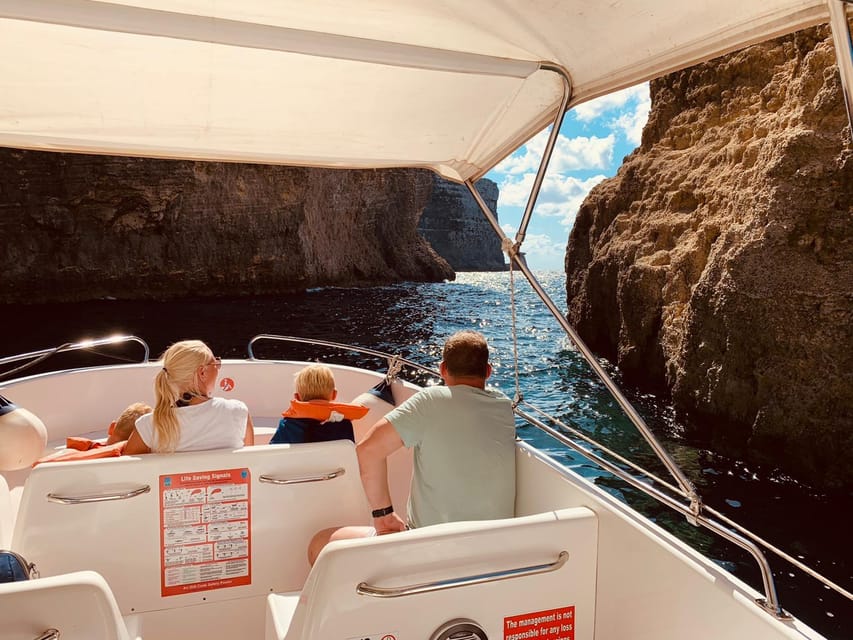 Mellieha: Speedboat Trip Round Comino Caves 2h @ Blue Lagoon - A fast start from Marfa Bay