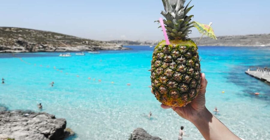 Party Prowl: Crystal Lagoon, Gozo, Santa Maria Caves, Malta - The party setup, music, and food