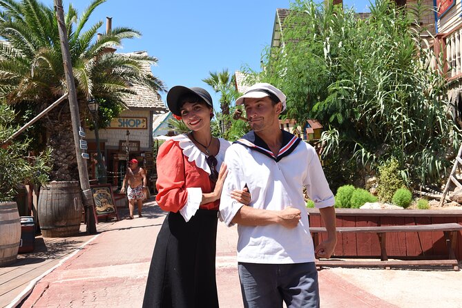 Popeye Village Film Set - The English tour and the film-making activities