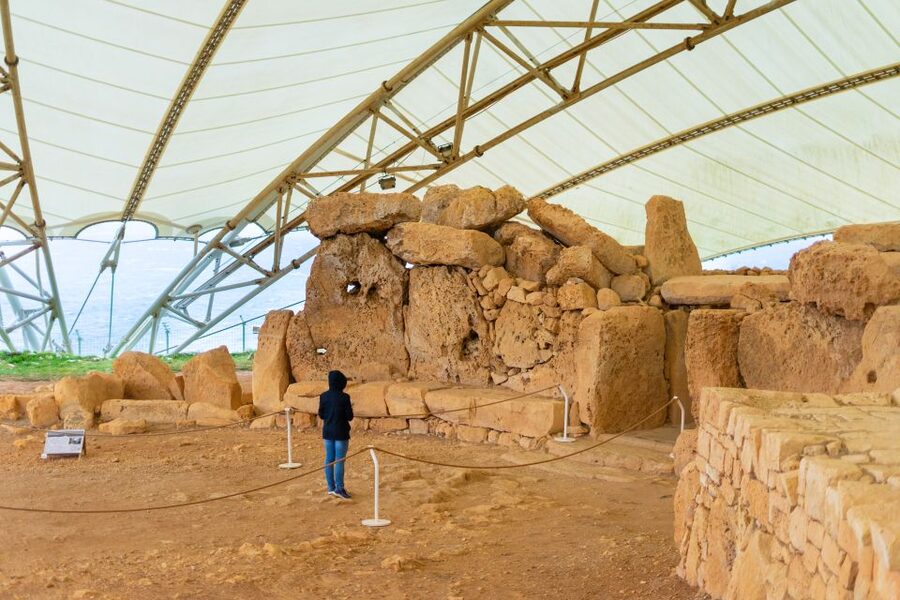 Prehistoric Temples of Malta Tour - Hagar Qim on Malta’s southern ridge
