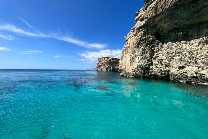Private Boat Charter Blue Lagoon Crystal Lagoon and Comino - What the $337.34 price buys you
