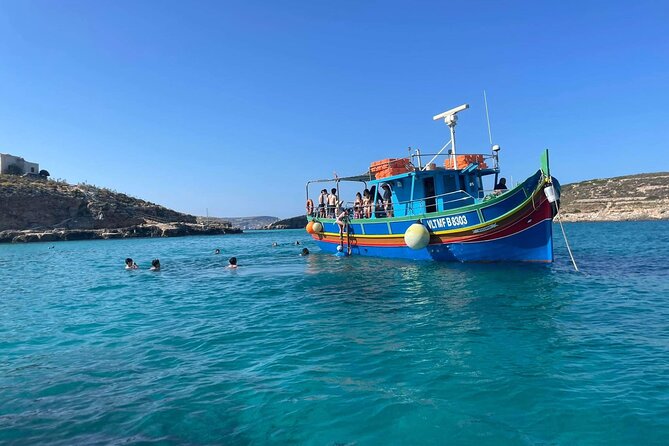 Private Boat charter to Crystal & Blue Lagoon, Caves & Comino - Crystal Lagoon and the cave swim