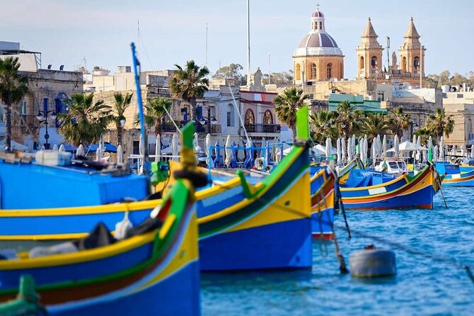 Private & Exclusive 4 Hour Excursion around Malta - Marsaxlokk: colorful boats and a slower harbor stop