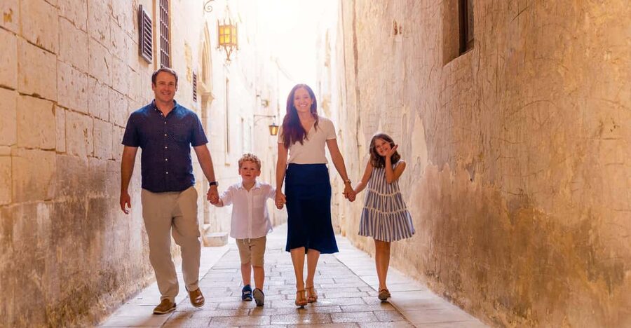 Private Photoshoot in Malta - Mdina, Golden Bay, Riviera Bay, or Sliema