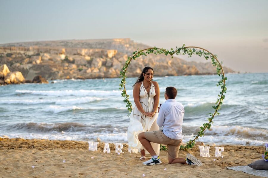 Proposal Photoshoot with Professional Photographer in Malta - A proposal built around the photograph