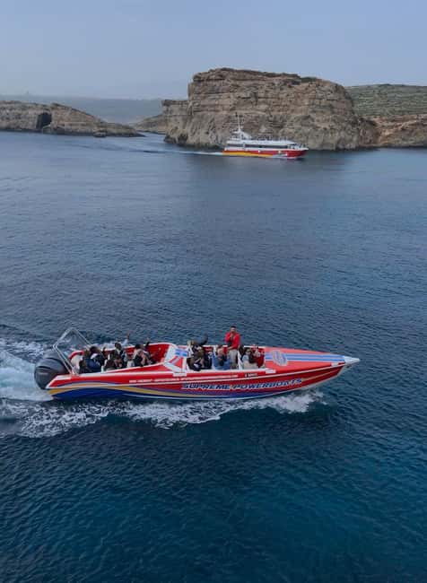 Sliema: Comino Blue Lagoon Powerboat Tour with Comino Caves - What the captain and boat add