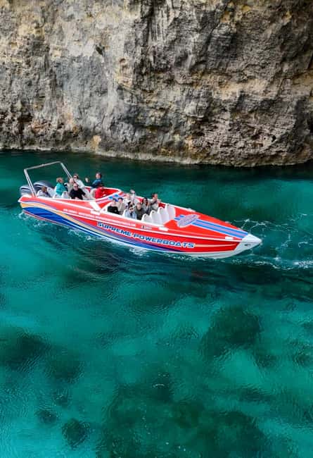 Sliema: Comino Blue Lagoon Powerboat Tour with Comino Caves - What the $68 price really covers