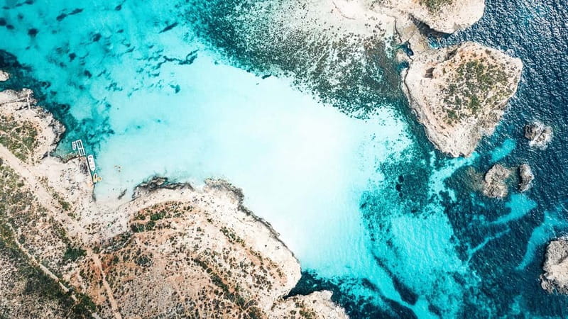 Sliema: Gozo/Comino Blue Lagoon Gulet Cruise w/ Lunch+Drinks - The quieter Gozo swim stop