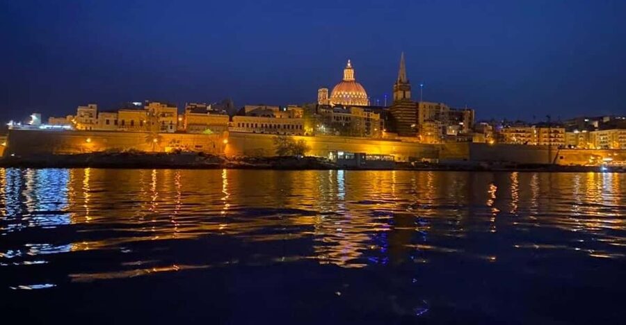 Sliema: Special Night Harbour Cruise - Valletta from the water
