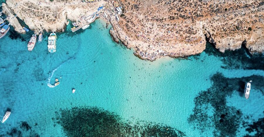 Sliema/St. Paul's: Gozo, Comino & Blue Lagoon Ferry Cruise - Cruising from Gozo to Comino