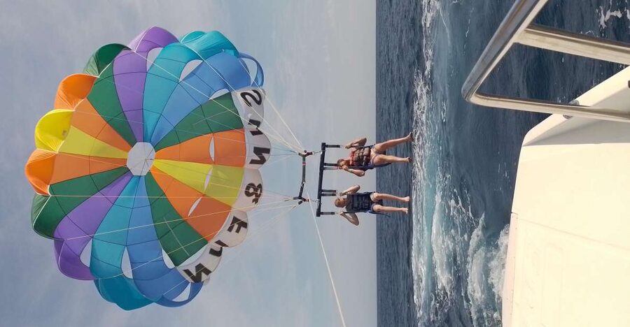 St. Julian's: Malta Parasailing Adventure with Photos - The boat ride is part of the thrill