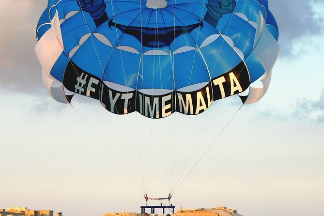 St.Julian's : Parasailing Experience including Photos & Videos - A high view over St Julian’s, Sliema, and Valletta