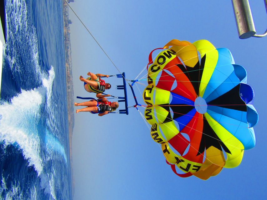 St. Julian's: Parasailing in Malta with Photos and Videos - The sensation of flying 150 meters up