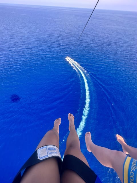 St. Julian's: Parasailing in Malta with Photos and Videos - Flying together, or booking one place