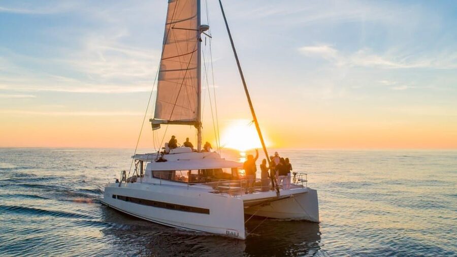 St. Paul's Bay: Half-Day Luxury Catamaran Tour with Drinks - Leaving Fekruna Jetty in St. Pauls Bay