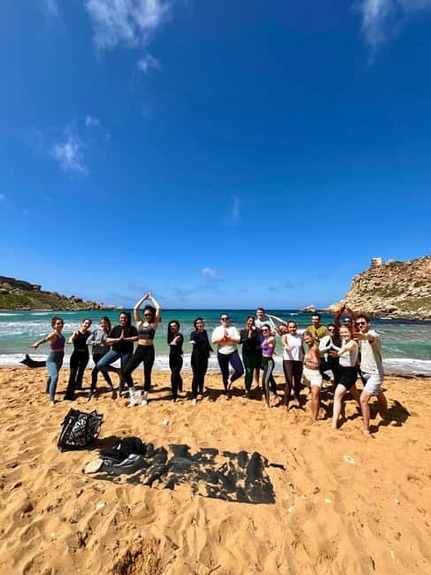 Sunday: Ghajn Tuffieha (Riviera) Beach Yoga Class - Is $25 a fair price?