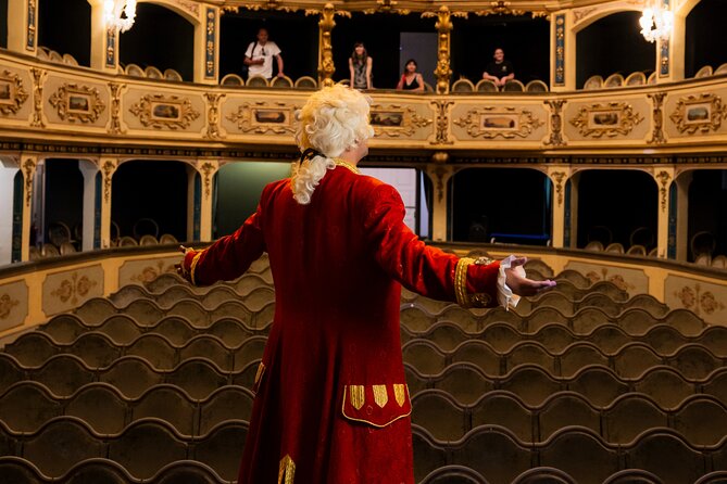 The Grand Tour of Teatru Manoel - The stage, curtain, and backstage spaces