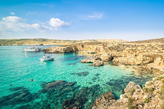 Three Bay Cruise Including Blue Lagoon from Mellieha - Crystal Lagoon: cliffs, caves, and clear water