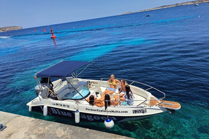 Tour in Malta Boat Charter to Comino and Gozoand Blue Lagoon - Santa Marija Bay and the caves of Comino