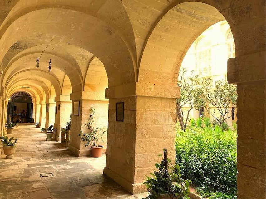 Valletta: Monastery and Secret Garden Entry Ticket - Entering St Catherine’s Monastery on St Christopher Street