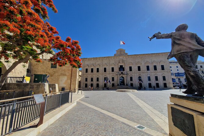 Valletta Private Historical and Cultural Walking Tour - Republic Street and the palaces of the Knights