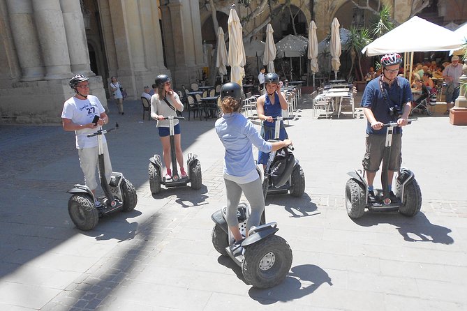 Valletta Segway Tour and The Malta Experience - Learning the Segway before the streets