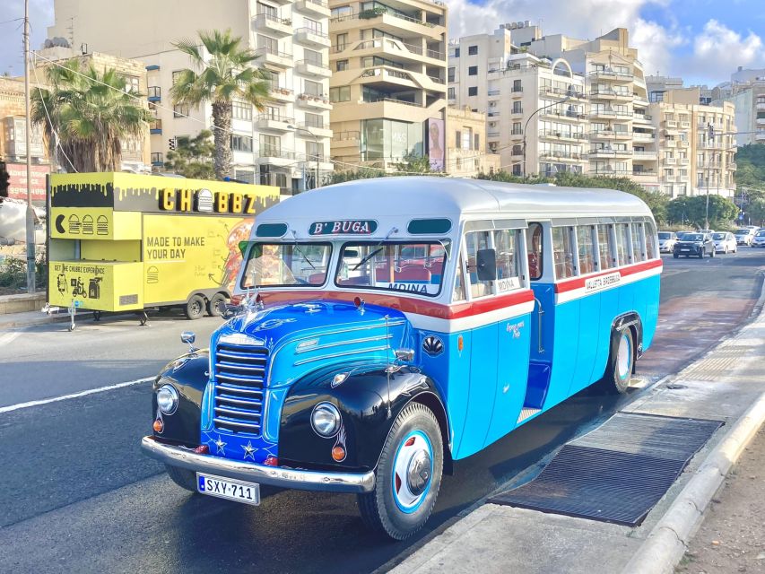 Valletta: Vintage Bus to Valletta, Sliema, Rabat & Mdina - Valletta: start beside Tritons Fountain