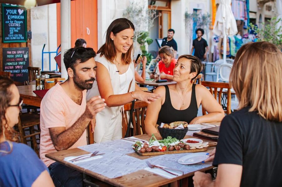 Victoria, Gozo: Sunset Walking Food and Drink Tour - Meeting near Cup Cake and settling into the group